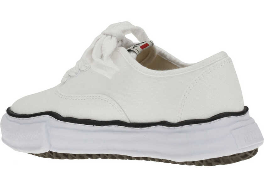 Sneakers MAISON MIHARA YASUHIRO Cotton Sneakers WHITE Femei (BM 18041635) 3