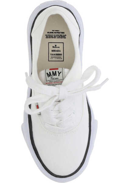 Sneakers MAISON MIHARA YASUHIRO Cotton Sneakers WHITE Femei (BM 18041635) 4