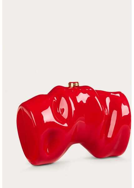 Genti mini CULT GAIA Clutch Scrunch RED Femei (BM 18041674) 2