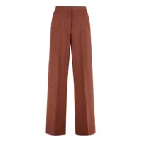 Pantaloni casual Pinko Pergamino High-Waist Wide-Leg Trousers Femei
