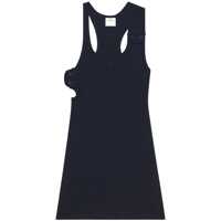 Rochii Courrèges 90'S Ribbed Cotton Mini Dress Femei