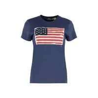 Tricouri Polo Polo Ralph Lauren Cotton Crew-Neck T-Shirt Femei