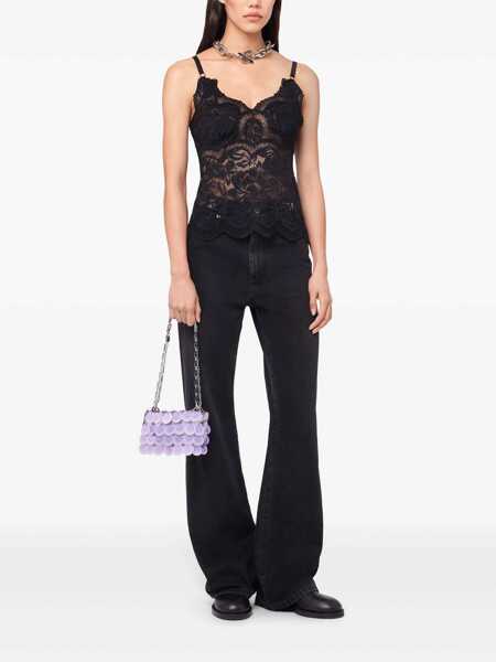 Topuri RABANNE Rabanne Top Black Femei (BM 18042987) 2