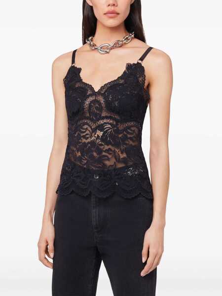 Topuri RABANNE Rabanne Top Black Femei (BM 18042987) 5