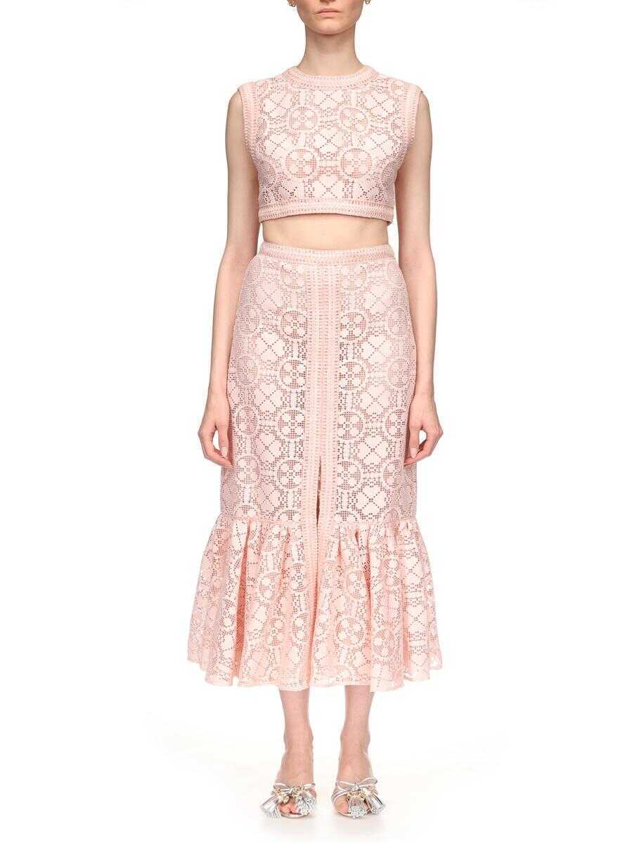 Fuste GIAMBATTISTA VALLI Giambattista Valli Skirts PINK Femei (BM 18043041) 2
