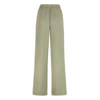 Pantaloni casual 120% LINO Dama - Pantaloni casual 120 LINO 120 Lino Linen Trousers GREEN Femei (BM 18043266) - B-mall.ro