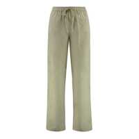Pantaloni casual 120% Lino Linen Trousers Femei