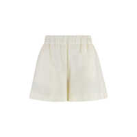 Pantaloni casual 120% Lino Linen Shorts Femei