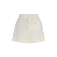 Pantaloni casual 120% LINO Dama - Pantaloni casual 120 LINO 120 Lino Linen Shorts Green Femei (BM 18043275) - B-mall.ro