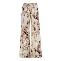 Pantaloni casual 120% LINO Dama - Pantaloni casual 120 LINO 120 Lino Linen Trousers PINK Femei (BM 18043281) - B-mall.ro