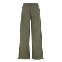 Pantaloni casual 120% LINO Dama - Pantaloni casual 120 LINO 120 Lino Linen Wide Leg Trousers GREEN Femei (BM 18043284) - B-mall.ro