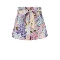 Pantaloni casual Zimmermann Printed Silk Shorts Femei