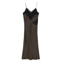 Rochii Róhe Lace Silk Slipdress Clothing Femei