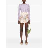 Pantaloni casual ZIMMERMANN Dama - Pantaloni casual ZIMMERMANN Zimmermann Printed Silk Shorts PINK Femei (BM 18043467) - B-mall.ro