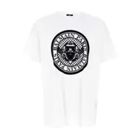 Tricouri Balmain Velvet Logo T-Shirt Barbati