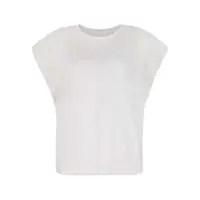 Topuri Calvin Klein Stretch Linen Top Clothing Femei