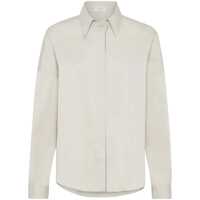 Camasi Brunello Cucinelli Monile Poplin Shirt Femei