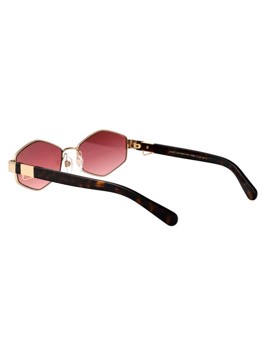 Ochelari de soare Marc Jacobs Marc Jacobs Sunglasses GOLD BURGUNDY Femei (BM 18045777) 4