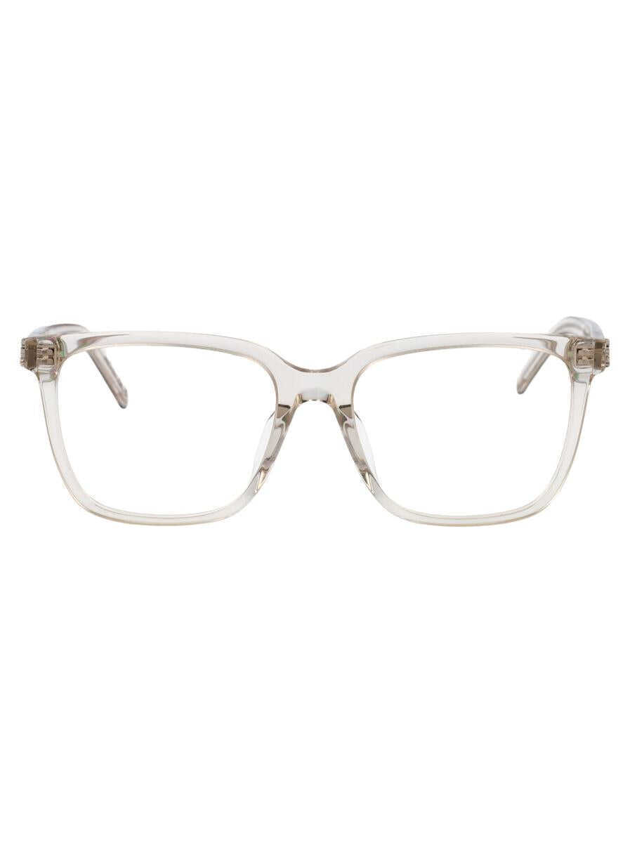 Ochelari de soare Saint Laurent Saint Laurent Eyewear Optical BEIGE-BEIGE-TRANSPARENT Femei (BM 18046236) 1