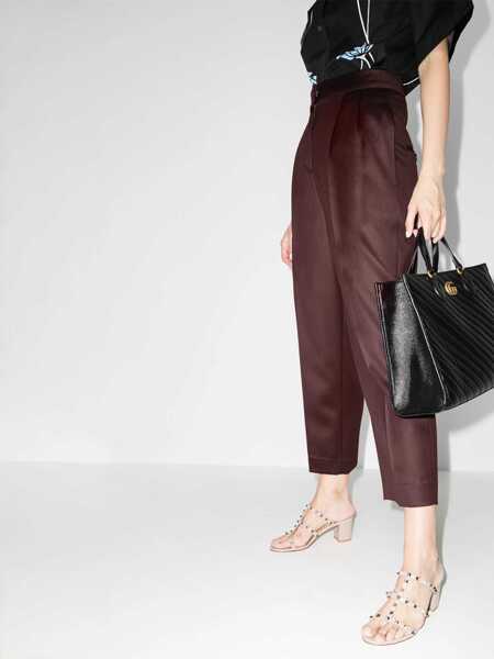 Pantofi cu toc Valentino Garavani Valentino Garavani Rockstud Leather Sandals POWDER Femei (BM 18046422) 3