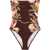 ZIMMERMANN Ascension one-piece Swimsuit BURGUNDY PALM FLORAL