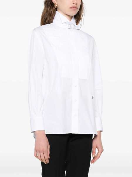 Bluze Alexander McQueen Tuxedo Shirt WHITE Femei (BM 18046762) 3