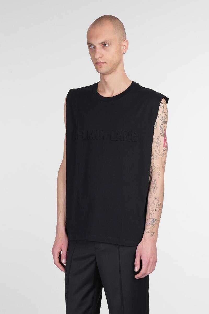 Topuri HELMUT LANG Helmut Lang Tank Top Black Barbati (BM 18047283) 4