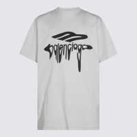 Tricouri Balenciaga Balenciaga White Cotton Under Armour T-Shirt