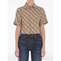 Camasi Burberry Sand Cotton Shirt Femei