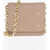 Maison Margiela Mm11 Textured Leather Wallet With Chain Shoulder Strap Pink