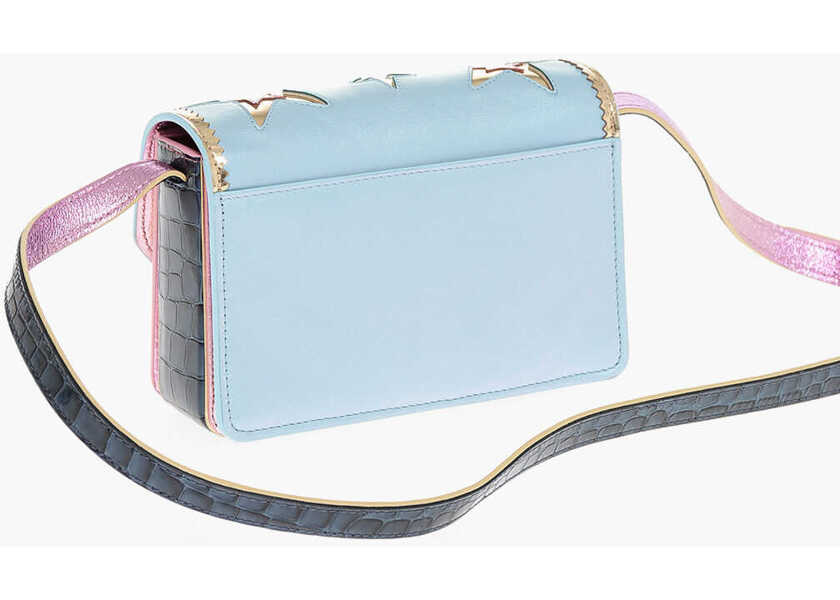 Genti tip postas Christian Louboutin Lam Leather Giddy Crossbody Bag With Studs Multicolor Femei (BM 18048562) 2