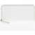Maison Margiela Mm11 Textured Leather Wallet With Zipped Closure White