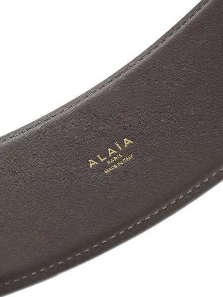 Curele Alaa Leather Flex Straight Rigid Belt Brown Femei (BM 18048604) 3