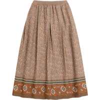 Fuste Knit lurex midi Skirt Femei