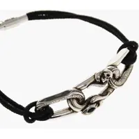 Bratari pentru Barbati - Bratari Alexander McQueen Rope Loop Bracelet With Brass Detail Black Barbati (BM 18048721) - B-mall.ro
