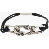 Bratari Rope Loop Bracelet With Brass Detail Barbati