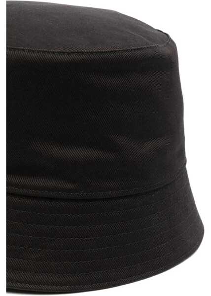 Caciuli Alexander McQueen Cotton New Graffiti Bucket Hat Black Barbati (BM 18048730) 2