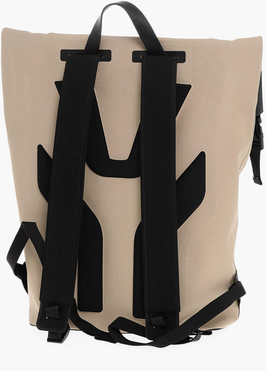 Rucsacuri Maison Margiela Roll-Up Designed Mackintosh Backpack With Integrated Solar P Beige Femei (BM 18048736) 2