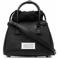 Genti de umar Mm11 Textured Leather 5Ac Bag With Canvas Detail Barbati