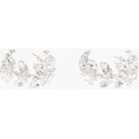 Cercei Rhinestoned Hoop Earrings Femei
