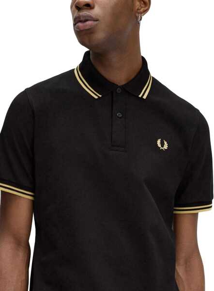 Tricouri Polo Fred Perry Fred Perry M12 Polo Shirt BLACK Barbati (BM 18048841) 2