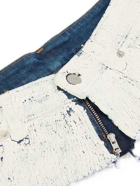 Curele MM6 Maison Margiela Denim Belt WHITE Femei (BM 18048883) 3