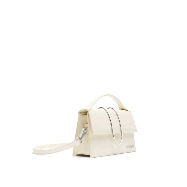 Genti de mana JACQUEMUS Jacquemus Le Grand Bambino Shoulder Bag Light ivory Femei (BM 18048888) 2