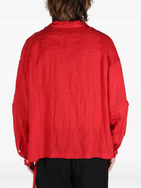 Camasi casual UNDERCOVER Oversized Shirt RED Barbati (BM 18048976) 4
