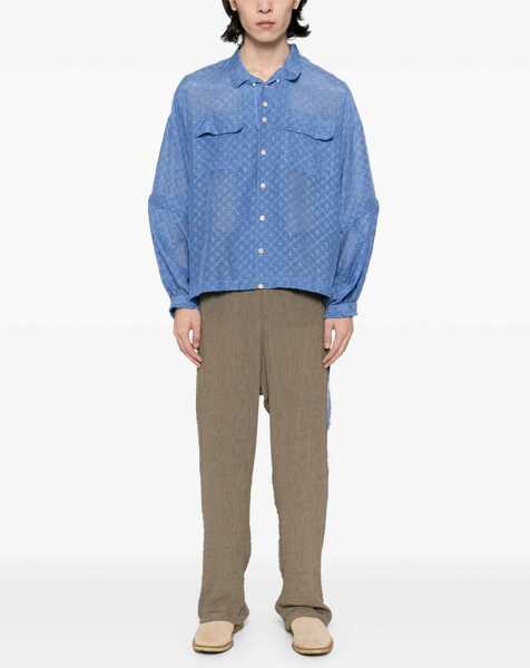 Camasi casual UNDERCOVER Oversized Shirt LIGHT BLUE Barbati (BM 18048988) 2