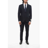 Costume CORNELIANI Cc Collection Stretch Wool Refined Suit With Notch Lapel