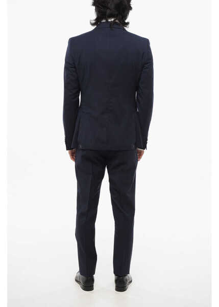 Costume CORNELIANI Cc Collection Virgin Wool Reset Slim Fit Suit Blue Barbati (BM 18049075) 4