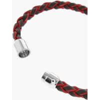 Bratari pentru Barbati - Bratari CORNELIANI Woven Leather Bracelet With Magnetic Closure Red Barbati (BM 18049129) - B-mall.ro