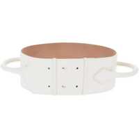 Curele Buttoned Closure Leather Belt With Handles Femei