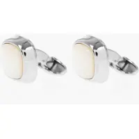 Butoni Brass Cufflinks With Pearled Detail Barbati
